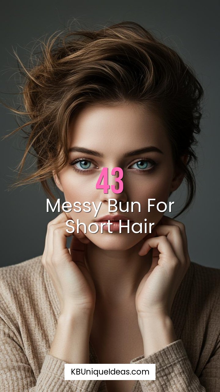 Messy Bun for Short Hair