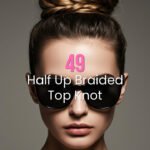 Half Up Braided Top Knot