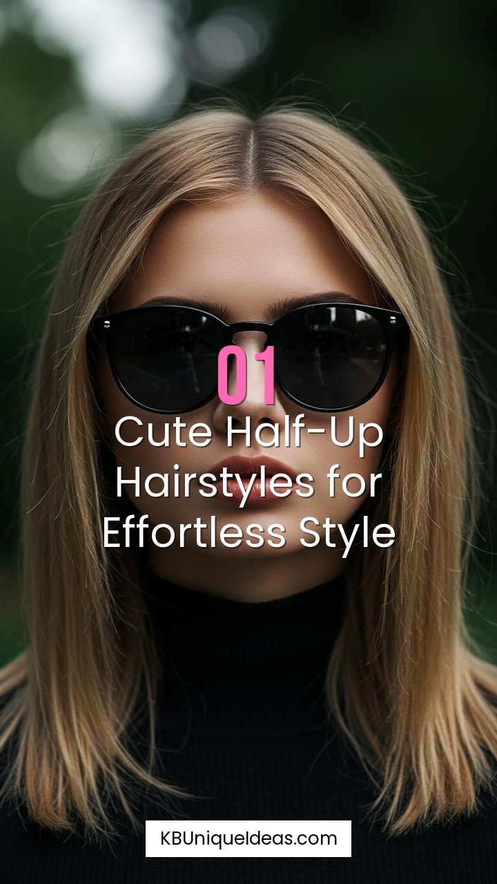 Cute Half-Up Hairstyles for Effortless Style