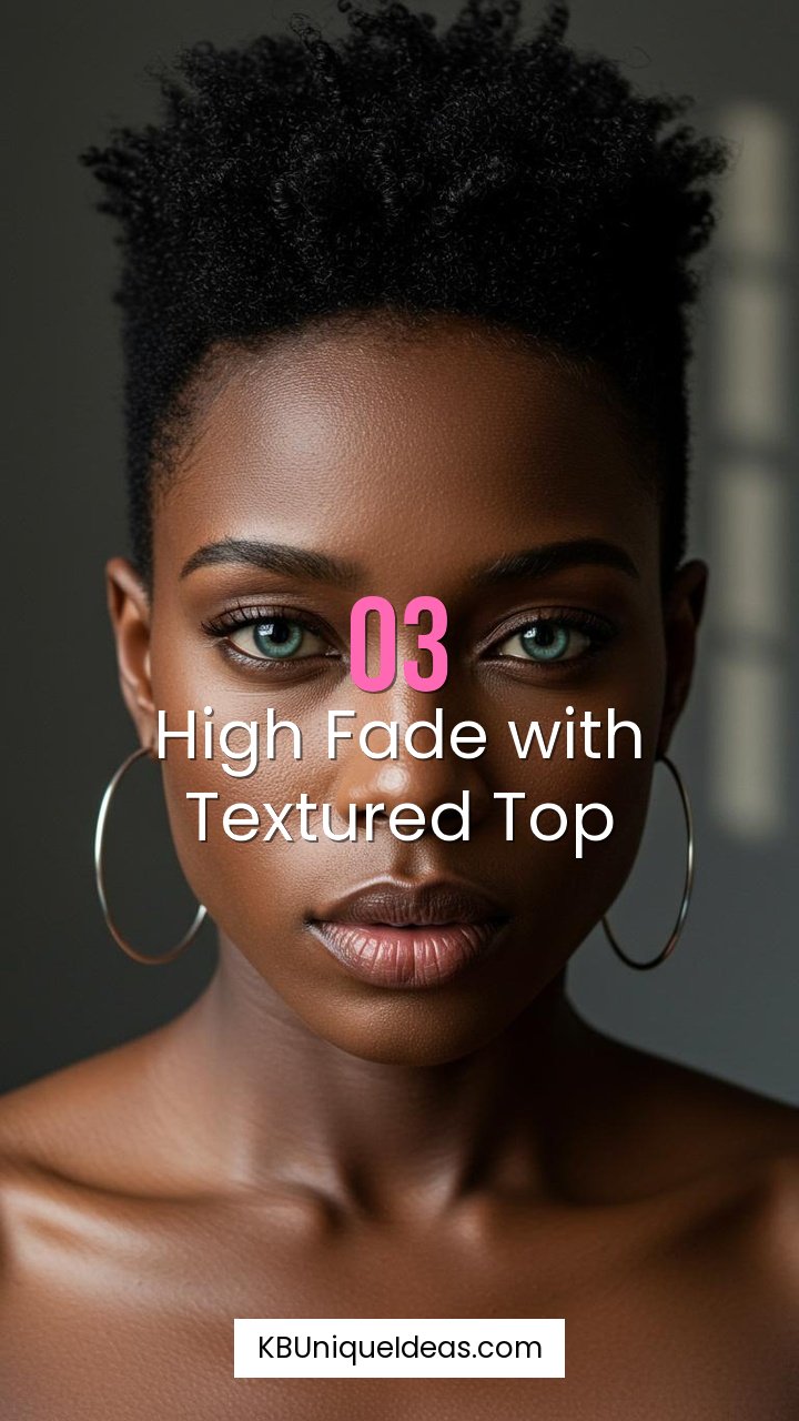 High Fade with Textured Top