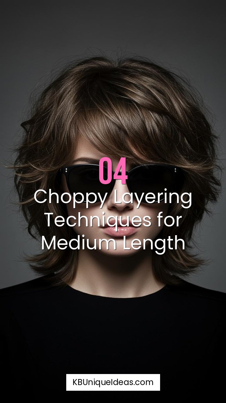 Choppy Layering Techniques for Medium Length