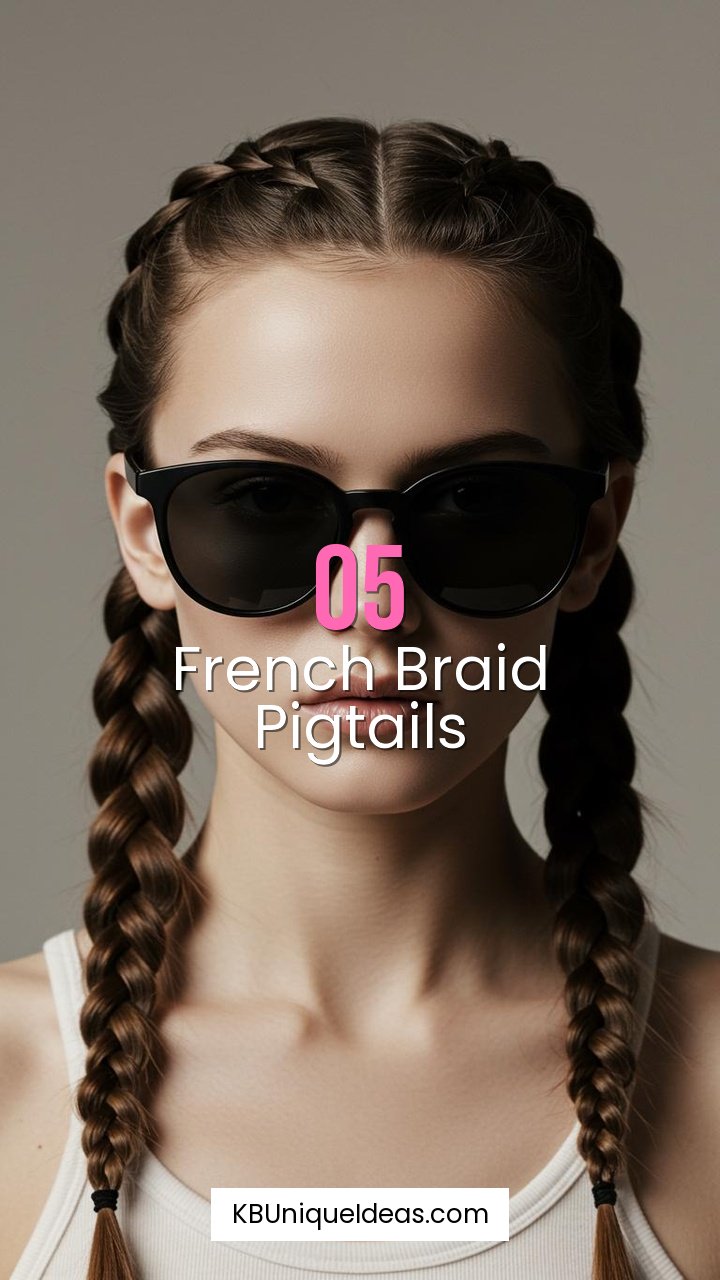 French Braid Pigtails