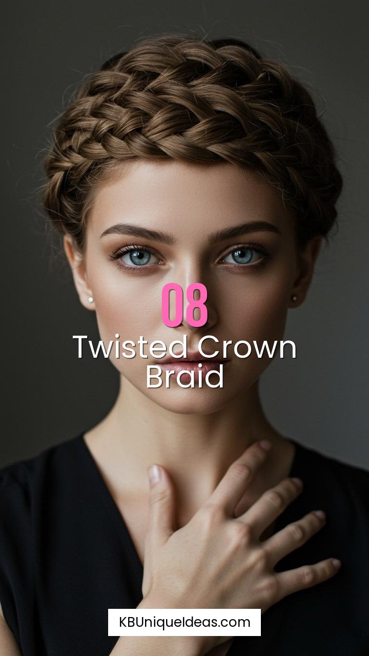 Twisted Crown Braid
