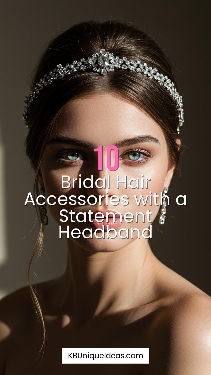 Bridal Hair Accessories with a Statement Headband