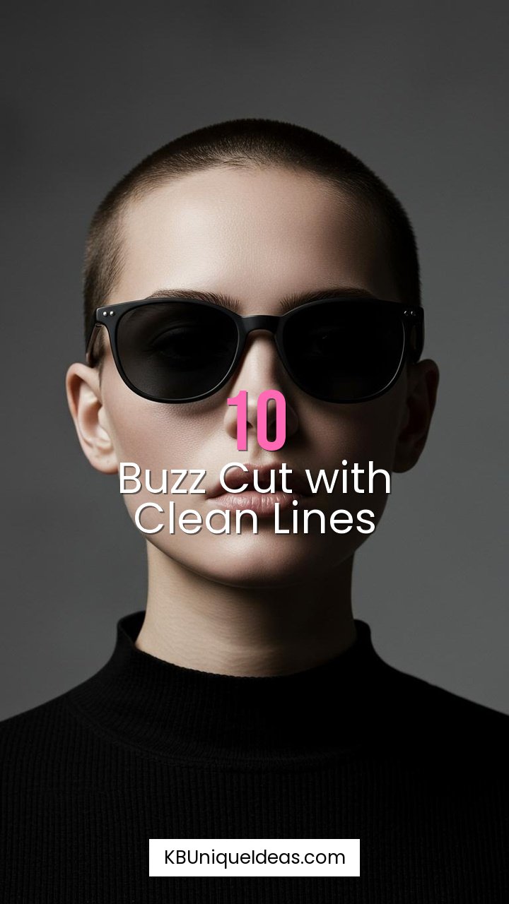 Buzz Cut with Clean Lines