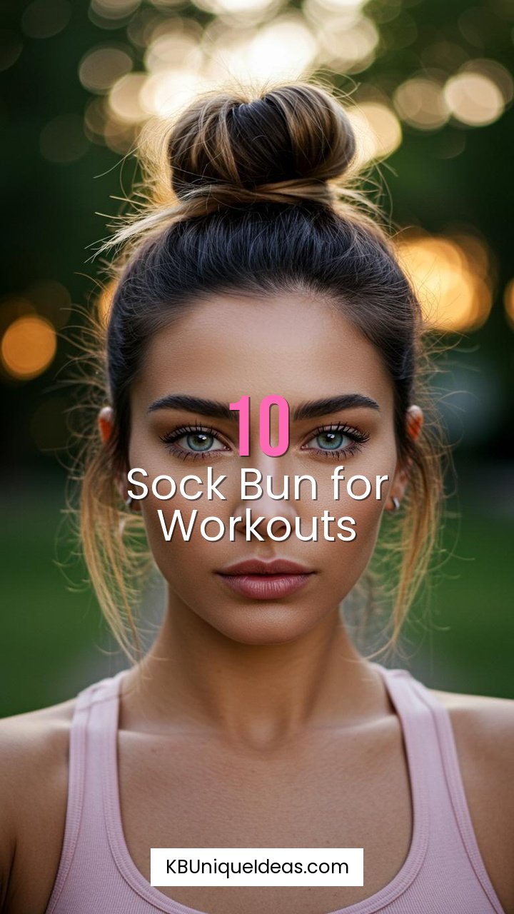 Sock Bun for Workouts