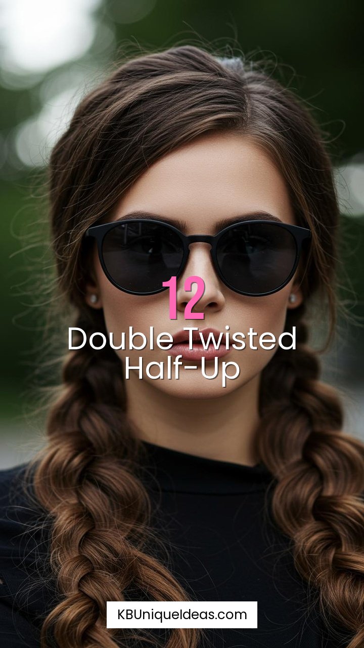 Double Twisted Half-Up
