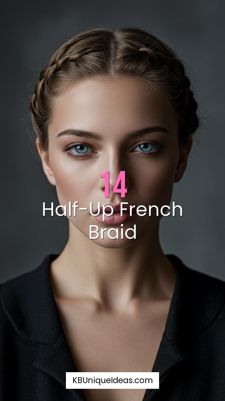 Half-Up French Braid
