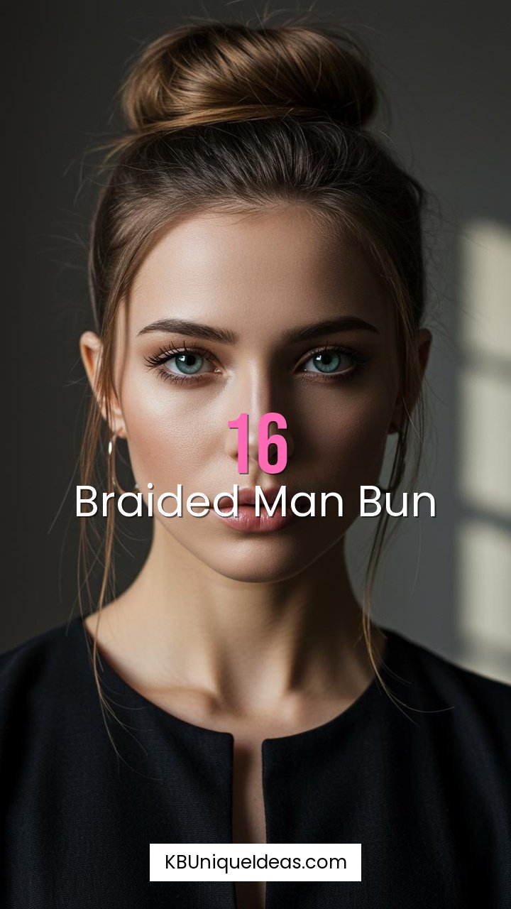 Braided Man Bun