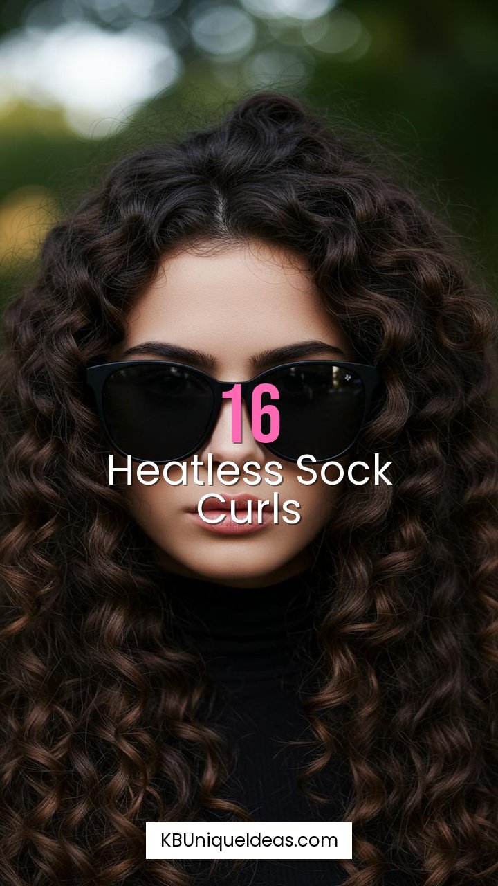 Heatless Sock Curls