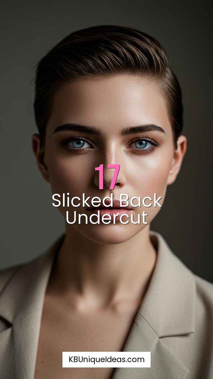 Slicked Back Undercut