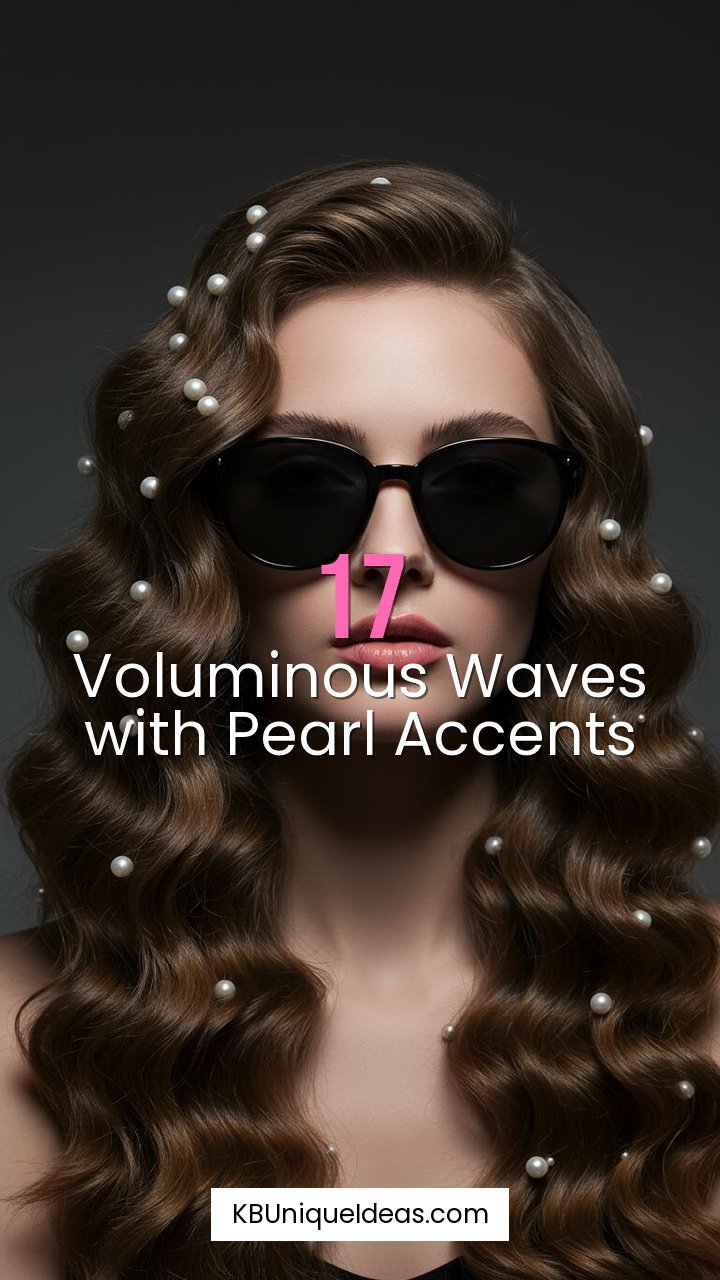 Voluminous Waves with Pearl Accents