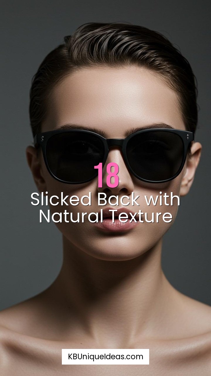 Slicked Back with Natural Texture