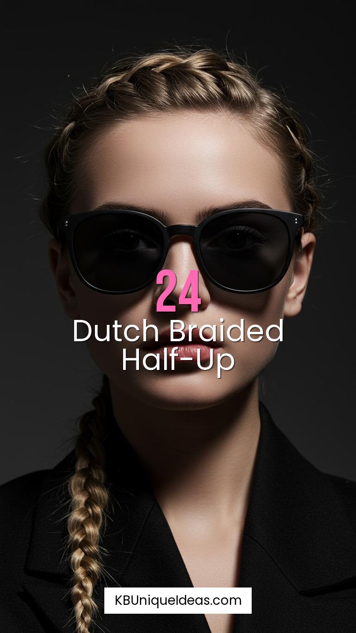 Dutch Braided Half-Up