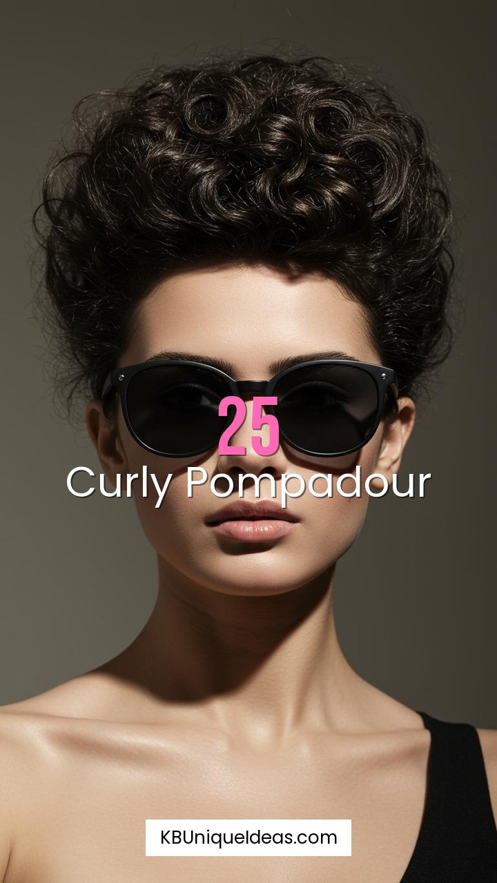 Curly Pompadour