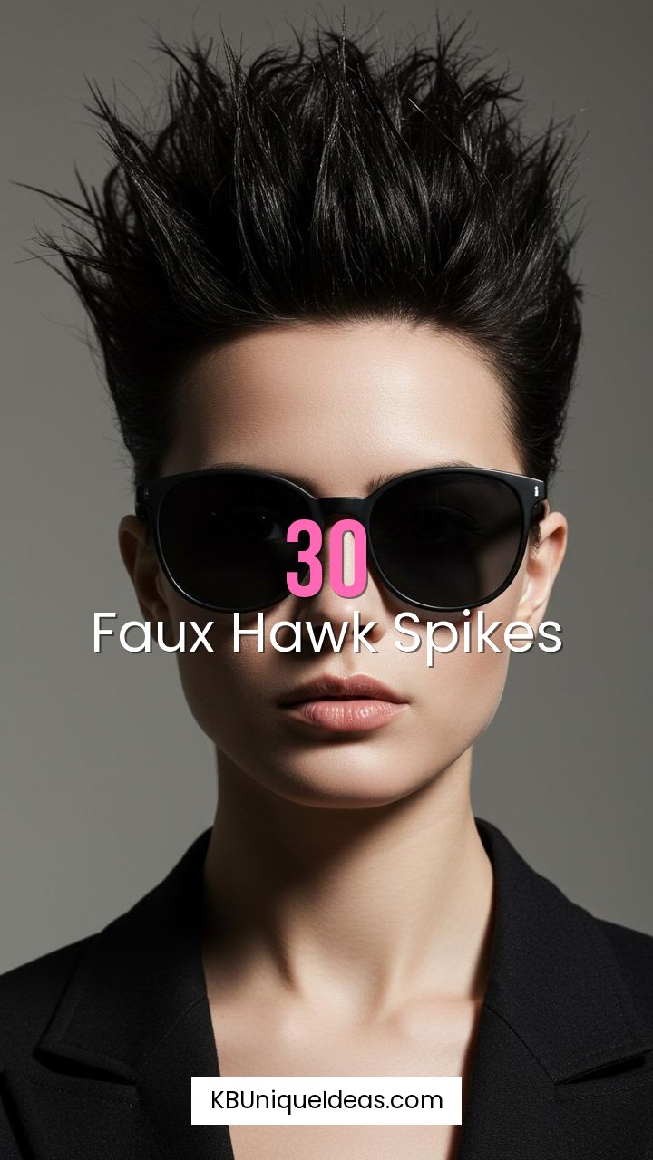 Faux Hawk Spikes