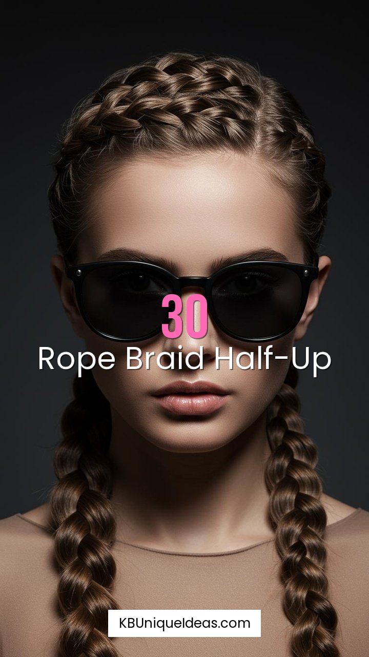 Rope Braid Half-Up