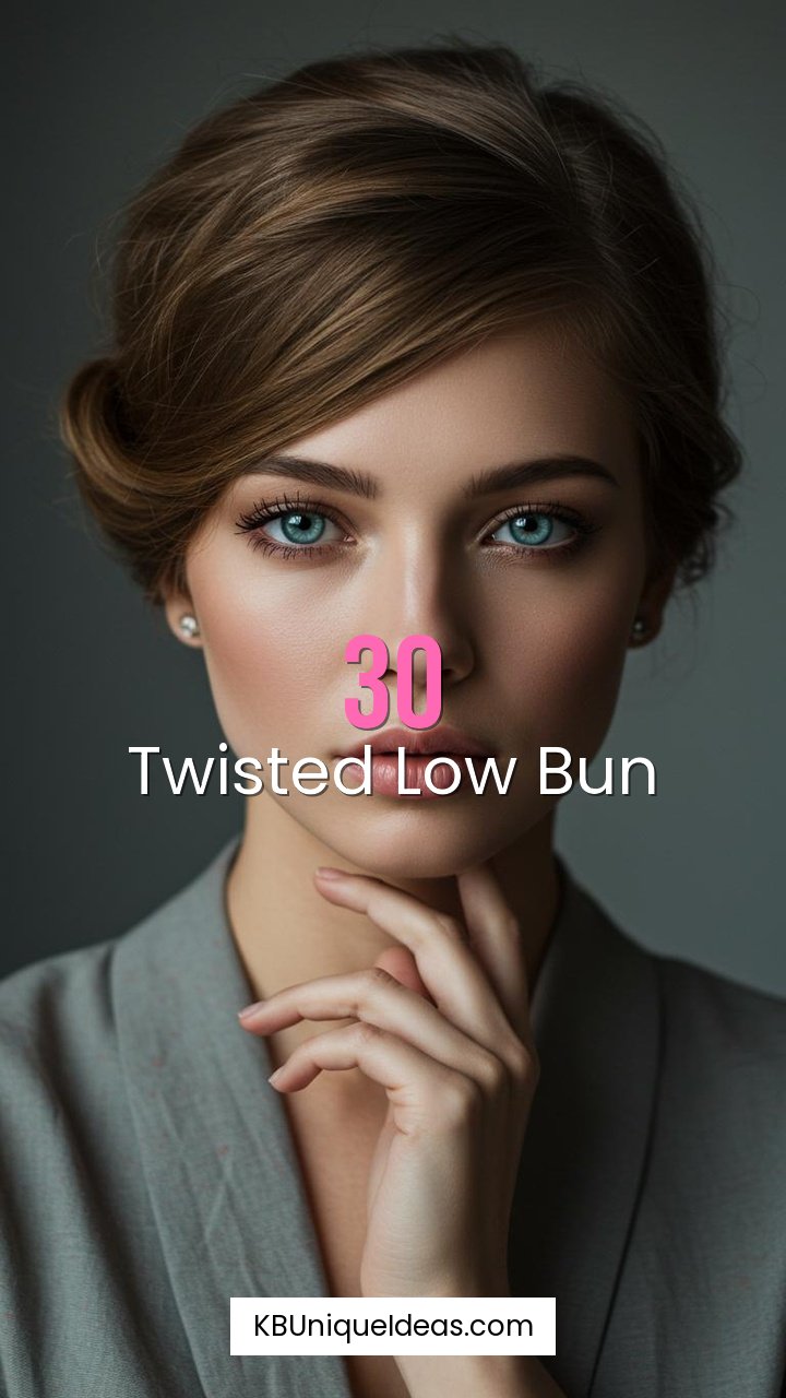 Twisted Low Bun