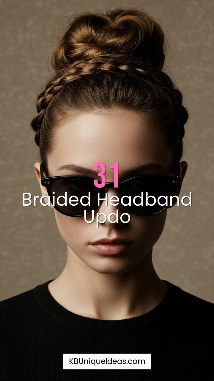 Braided Headband Updo