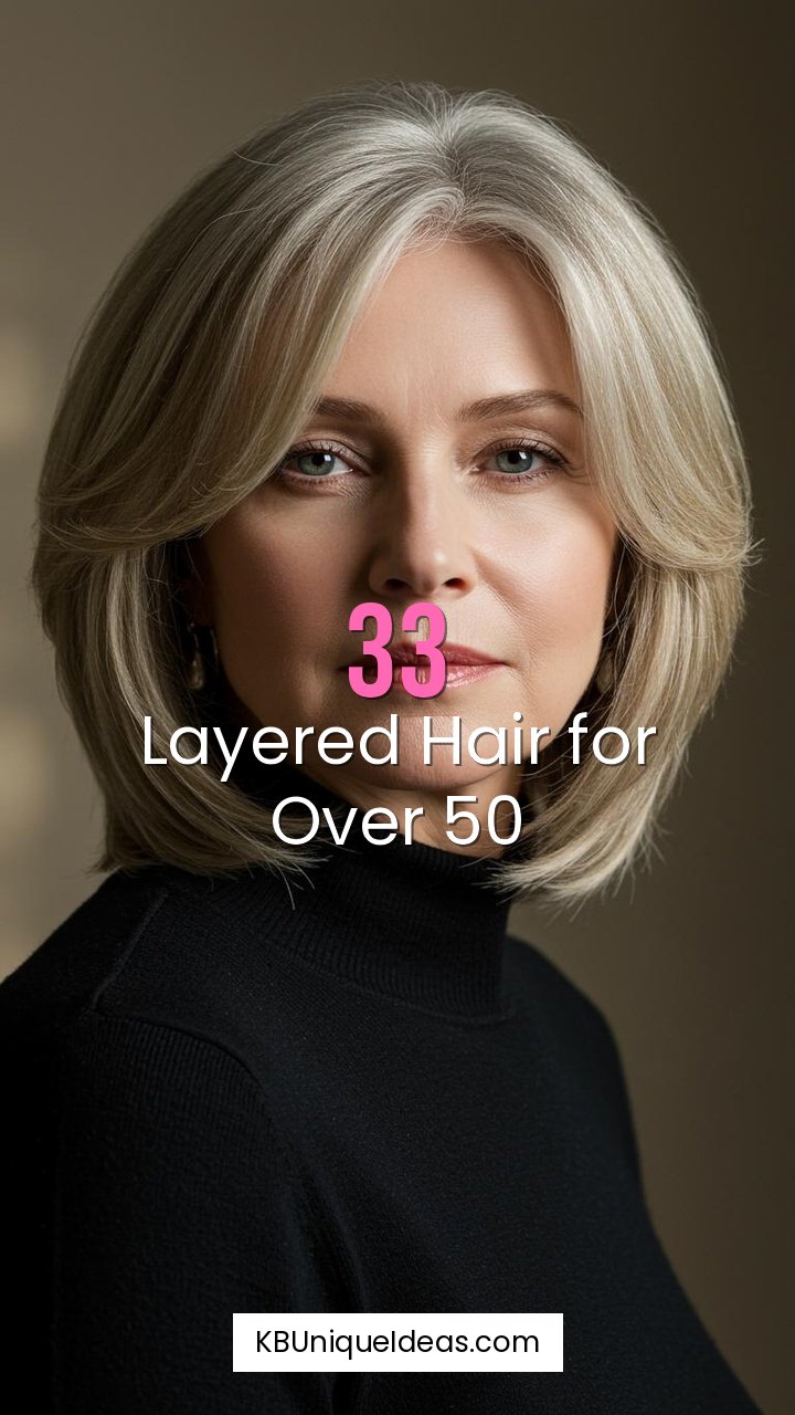 Layered Hair for Over 50