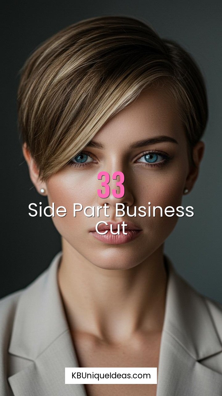 Side Part Business Cut