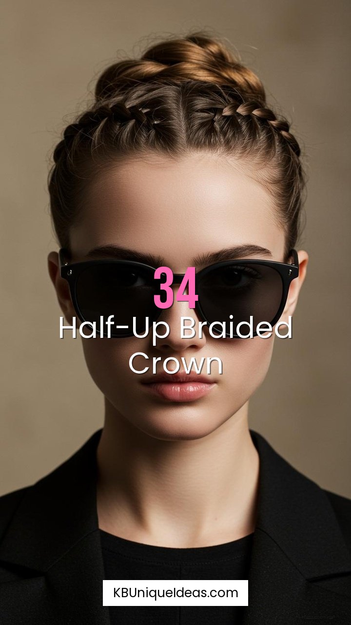 Half-Up Braided Crown