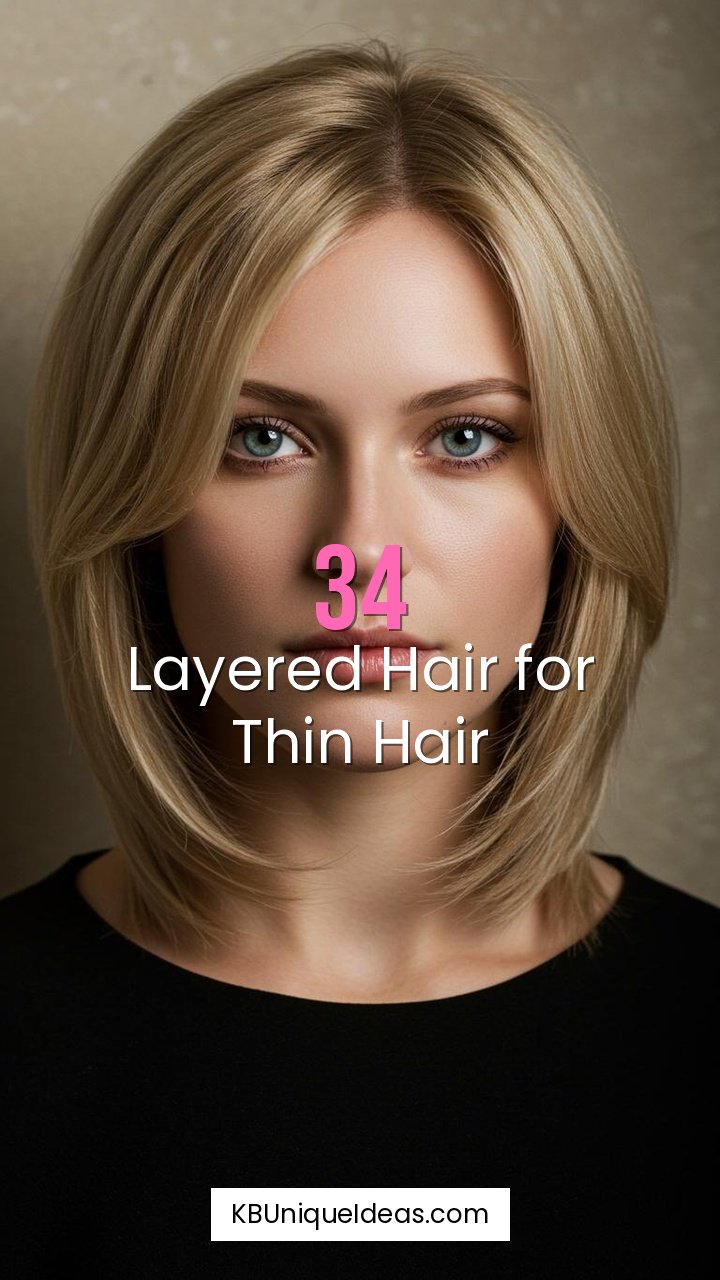 Layered Hair for Thin Hair
