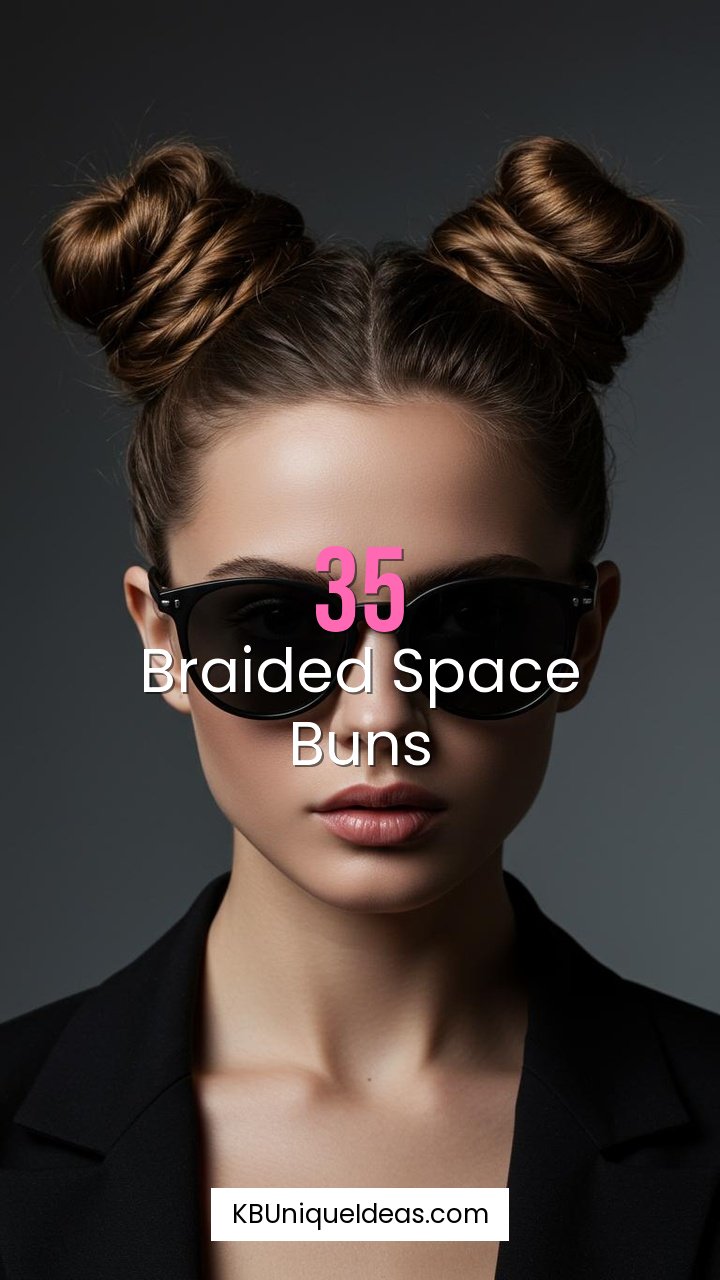 Braided Space Buns