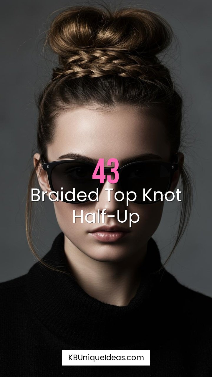 Braided Top Knot Half-Up