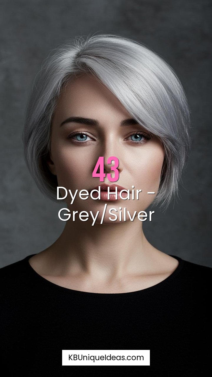 Dyed Hair - Grey/Silver