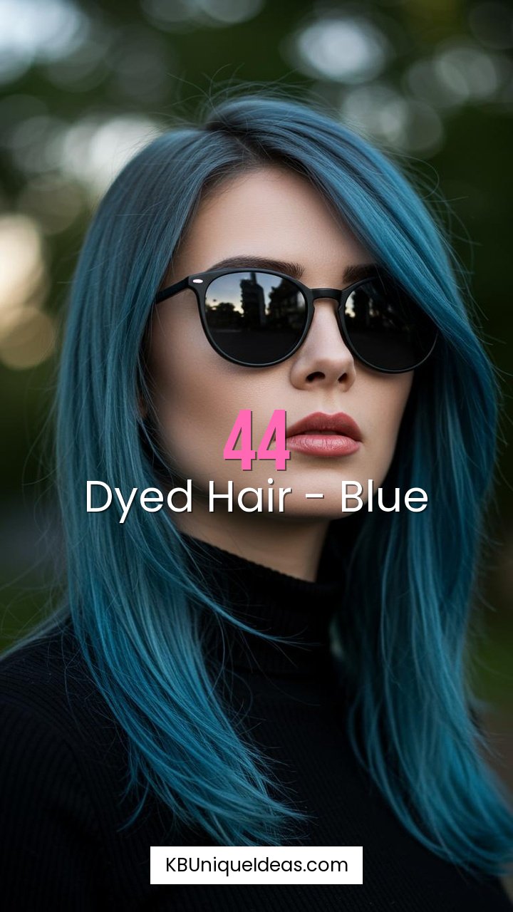 Dyed Hair - Blue