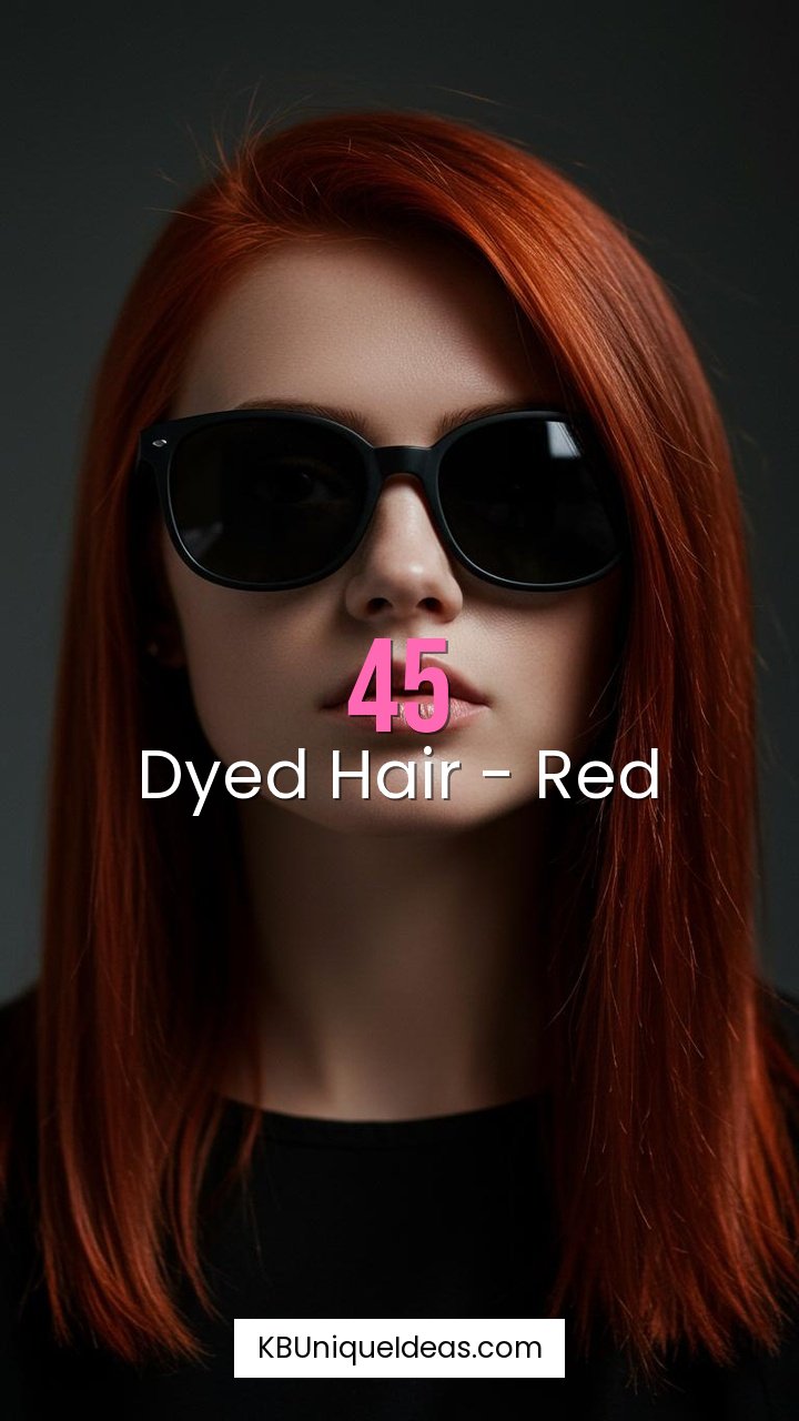 Dyed Hair - Red