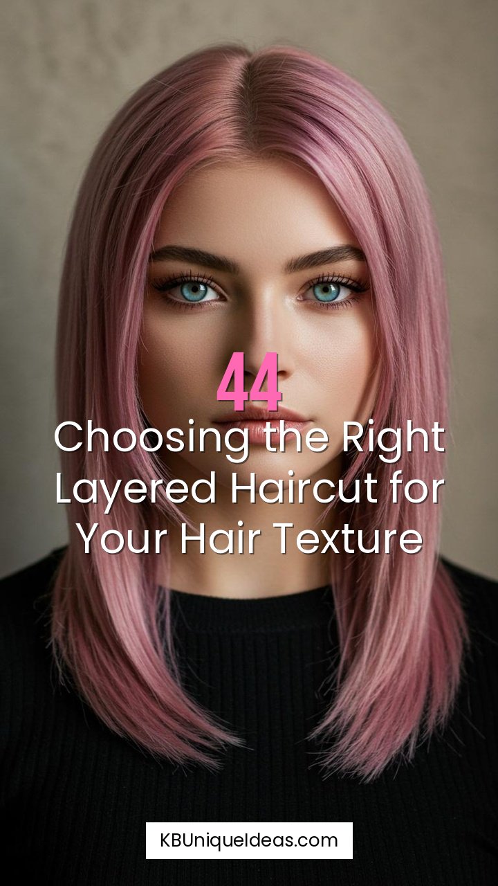 Layered Hair with Color Melting