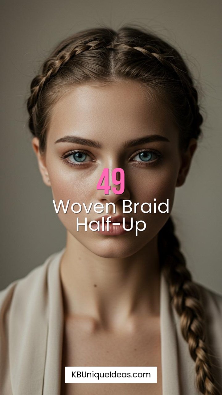 Woven Braid Half-Up