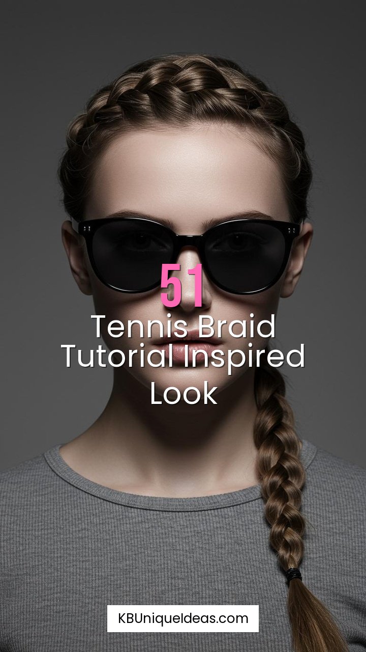 Tennis Braid Tutorial Inspired Look