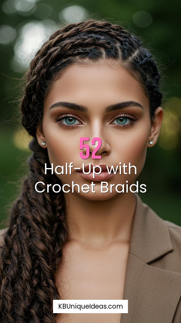 Half-Up with Crochet Braids
