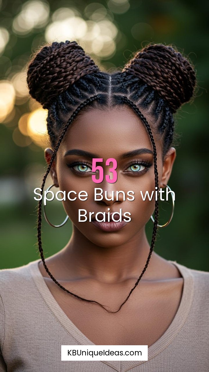 Space Buns with Braids