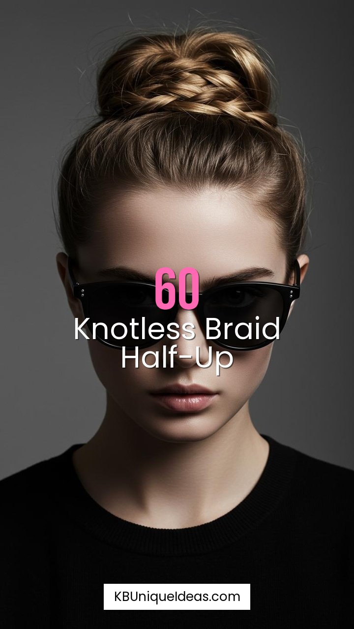 Knotless Braid Half-Up