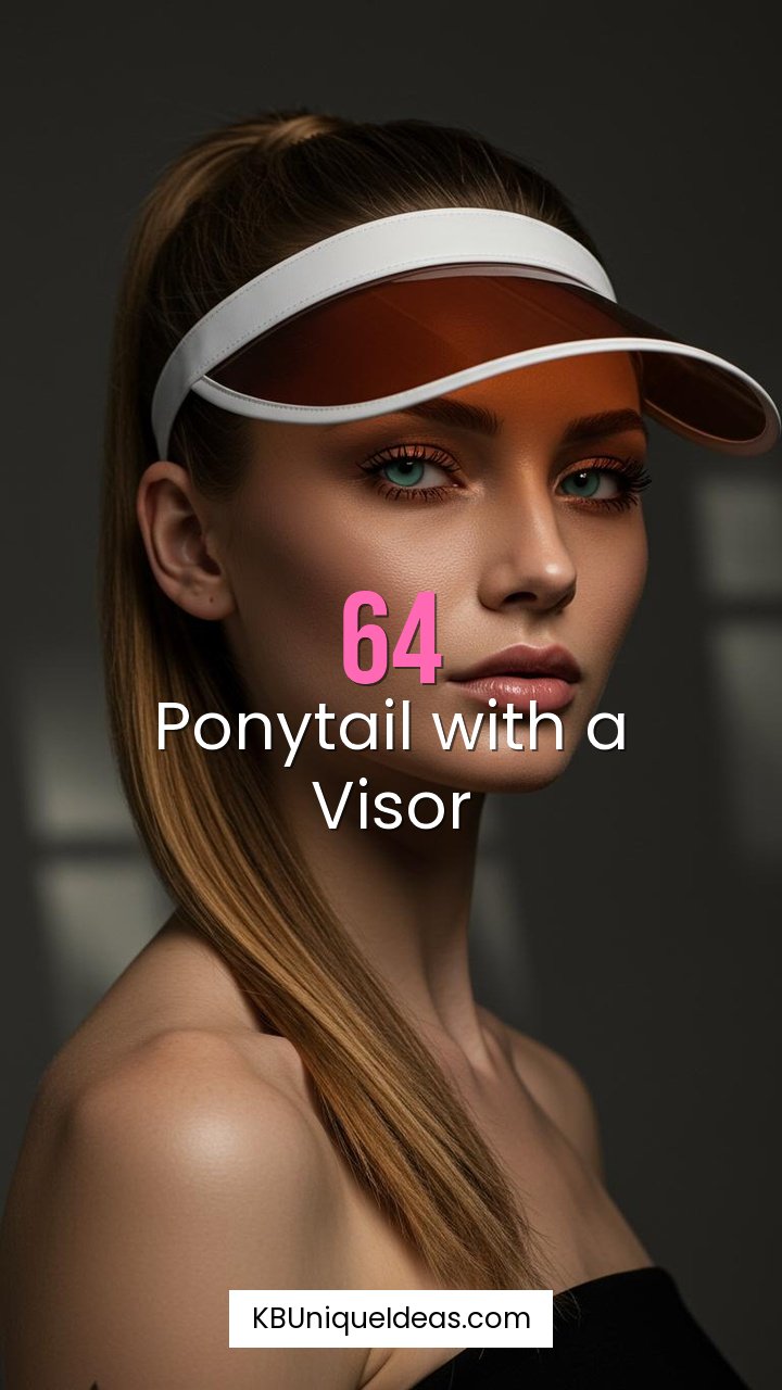 Ponytail with a Visor
