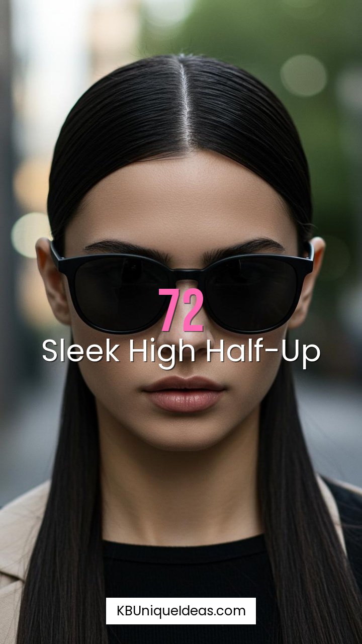 Sleek High Half-Up