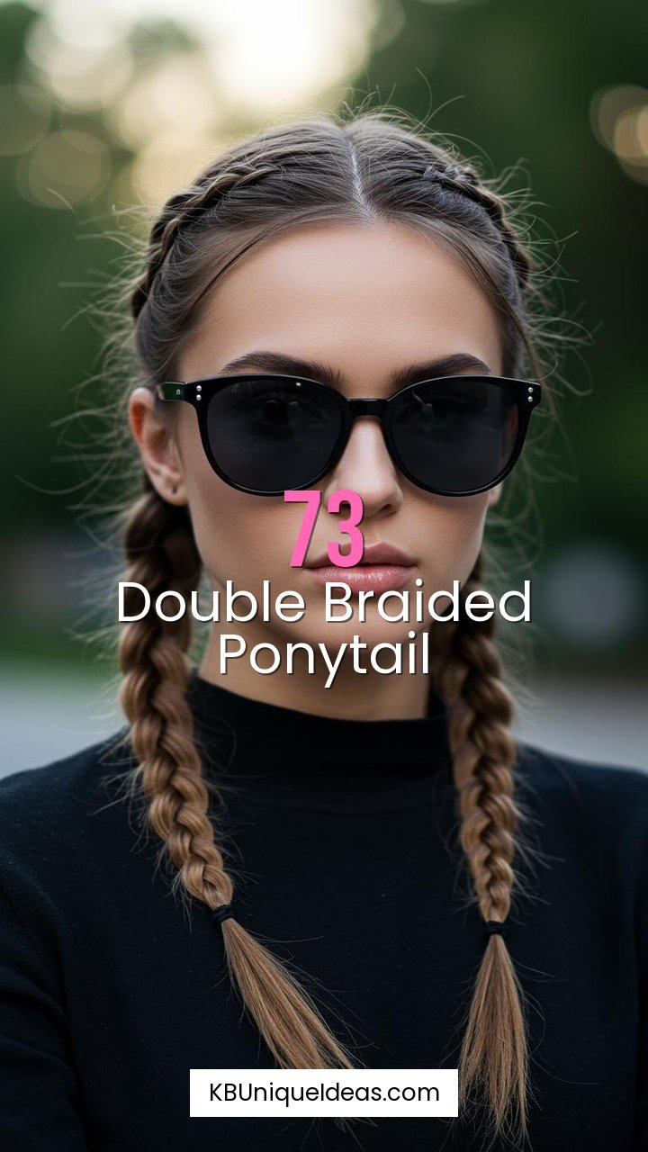 Double Braided Ponytail
