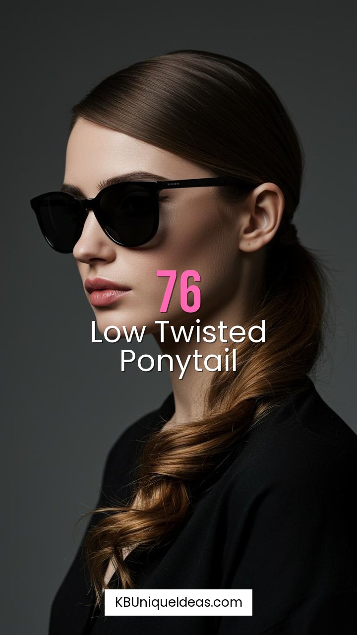 Low Twisted Ponytail