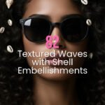 Textured Waves with Shell Embellishments