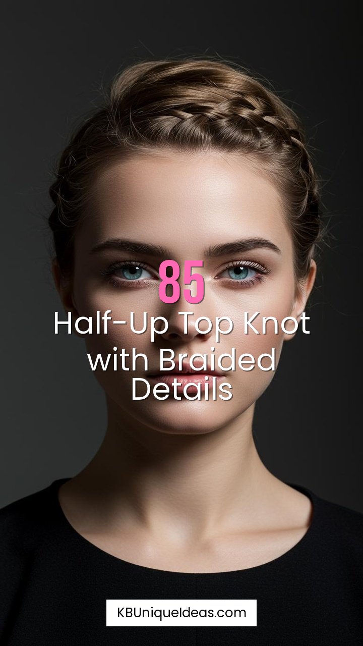 Half-Up Top Knot with Braided Details